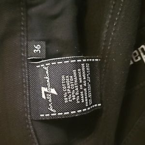 Black 7 for all mankind men's 37